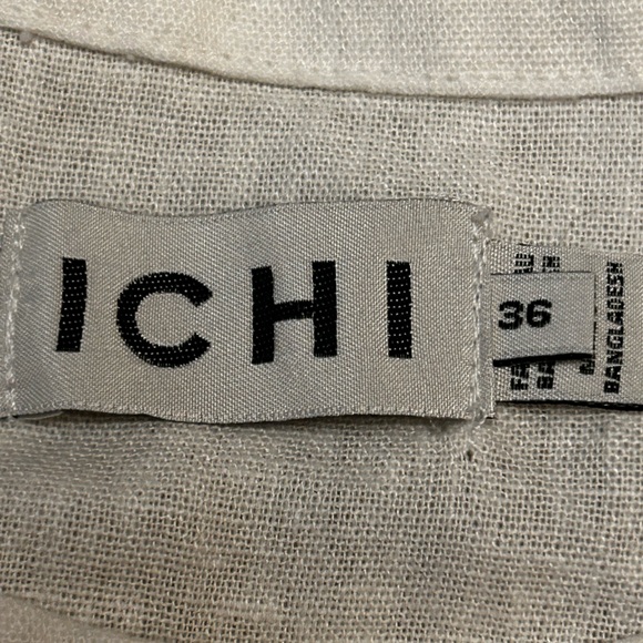 ICHI Linno Linen Blend Waistcoat Top - Picture 11 of 16